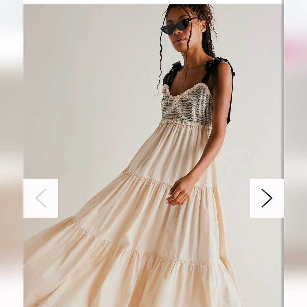 FREE PEOPLE MAXI SUNDRESS SIZE XL - Picture 4 of 5